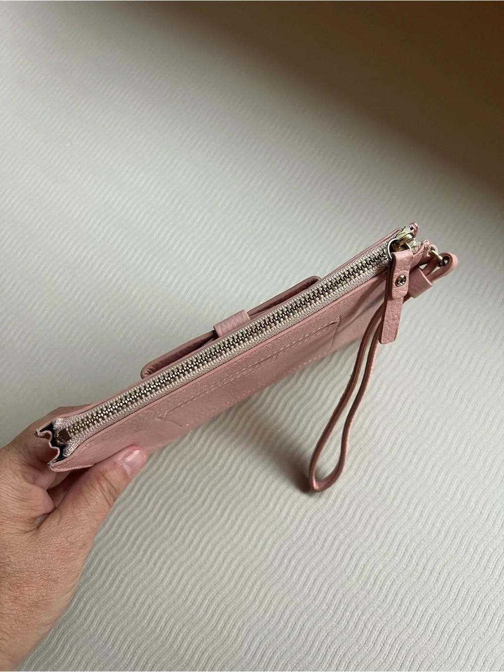 Kate Spade New York North Court Bow Leyna Wristlet Clutch – Rose Jade 🎀 NWOT